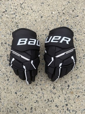 Bauer Supreme M5 Pro Hockey Gloves Black/White Size 13