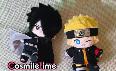 Naruto Uchiha Sasuke 20cm Plush Doll Pillow Dress up Stuffed Toy Anime Gift YZ