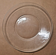 Clear Glass 8" Salad Luncheon Plate Single Plate