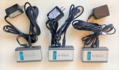 D-Link DUB-H4 4-Port USB 2.0 High-Speed Expansion Hubs   Lot of 3