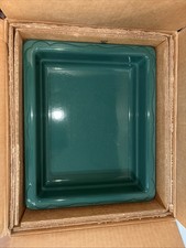 Hall China/PanAramics Half Size FOREST GREEN Baking Pan 20 7/8x6 3/8x2 1/2