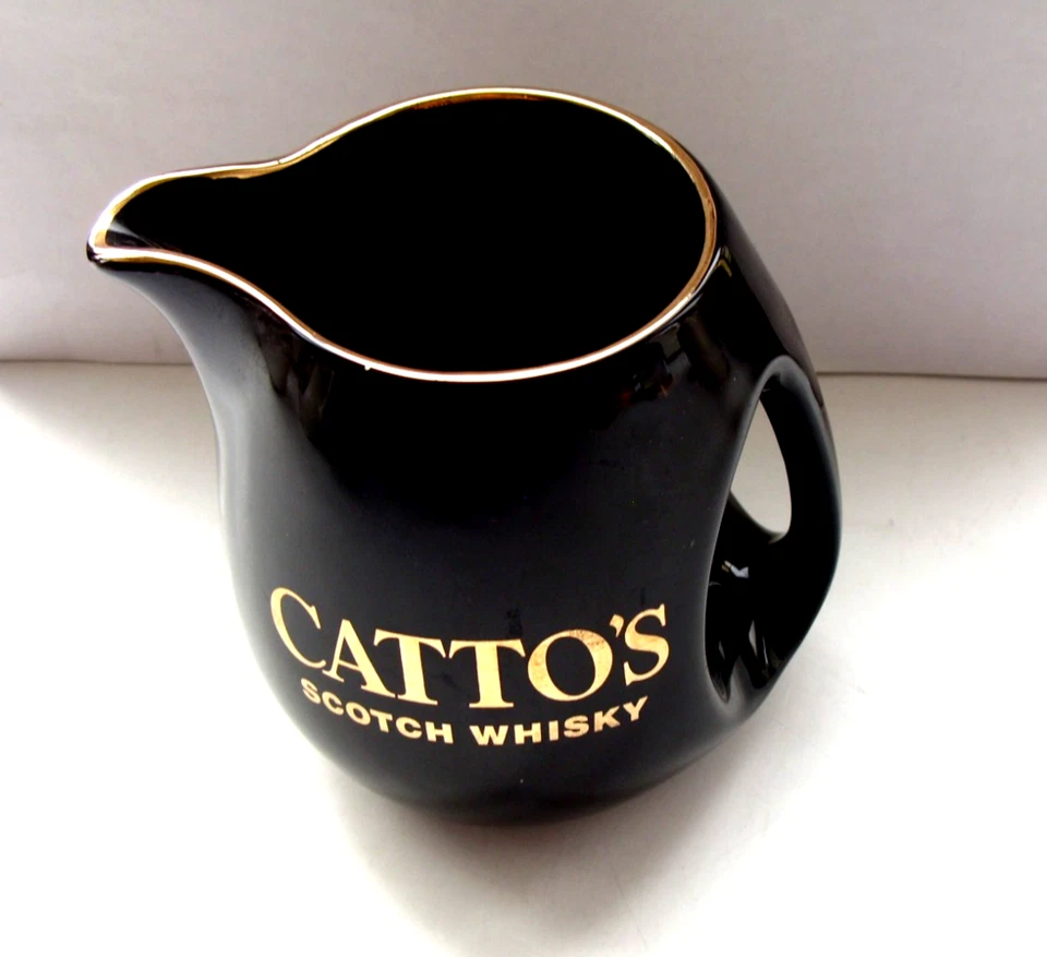catto's scotch whisky water jug black made by wade PDM in VGC - Image 2 of 3