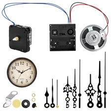 DIY Clock Movement Parts Quartz Mechanism with Music Box Chime 17/23mm Hand Kit