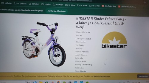 Kinderfahrrad Ab 3 Jahre, 12 Zoll Bikestar - Bild 3 von 3