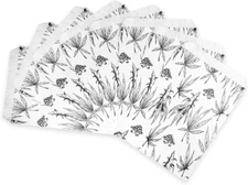 100 bags of our Exotic Plant Print Flat Paper Bags, for Treats, Storefronts,...