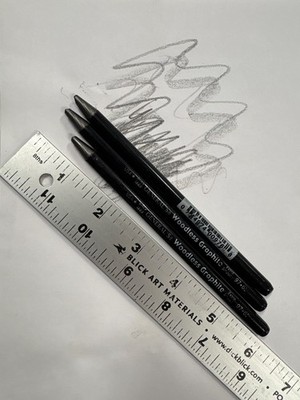 GENERALS PENCIL CO.  WOODLESS 3 GRAPHITE PENCILS 6B Extra Soft