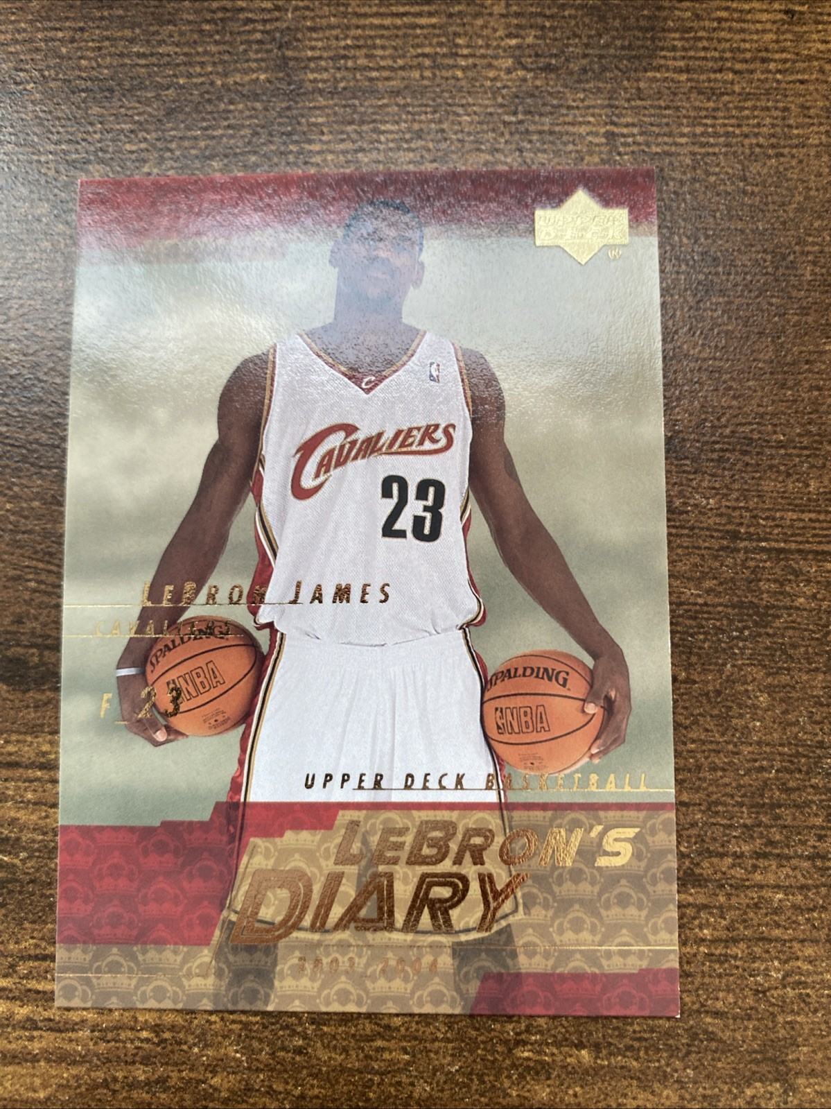 2003-04 Upper Deck - Lebron's Diary LeBron James #LJ8 (RC)