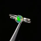 Ethiopian Opal Gemstone 925 Sterling Silver Ring Handmade Jewelry Ring For Gift
