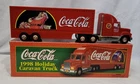 1998 Coca-Cola Vintage Lighted Holiday Caravan Tractor Semi-Truck / With Box