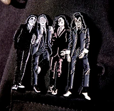 KISS Dressed To Kill Pin Set LP Artwork 50th Anniversary Metallic Pins Ace NEW