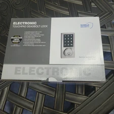 Electronic Touchpad Deadbolt Lock Satin Nickel Finish by Shield Security 131360