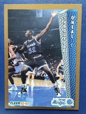 1992 Fleer Shaquille O'Neal RC Rookie Basketball Card #401 Magic HOF