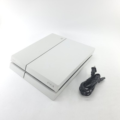 SONY PlayStation 4 CUH-1115A White - 500GB (CONSOLE ONLY), Bent HDMI, Works