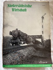 Foto Dampflok 50 2203 Jan. 1965 Zeitschrift Niedersächsische Wirtschaft VW Käfer