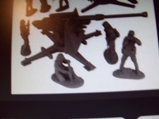 MIP, VictoryBuy/BMC, Classic Toy Soldiers WW2 German 88 with gun crew, 54mm