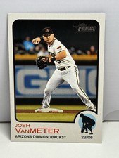 2022 Topps Heritage SP Short Print - #496 Josh VanMeter- Diamond Backs