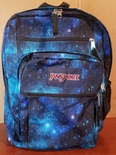 JanSport XL Big Student Laptop Backpack Cyberspace Galaxy