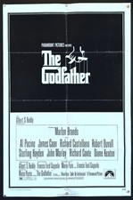 The Godfather Movie Poster Marlon Brando Al Pacino Keaton   *Hollywood Posters*