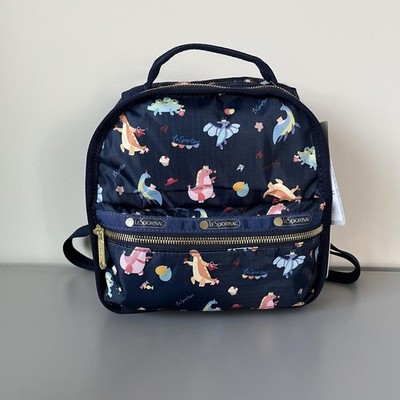 Lesportsac Dinosaur Convertible Mini Backpack NWT