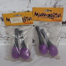 Lot of 2 Rhythm Tech Maraquitas Purple New Old Stock