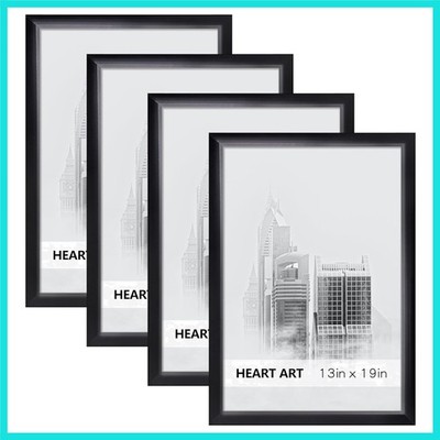 13x19 Frames Set of 4,Picture Frames 13 x 19 For Posters Without Mat,Wall Gal...