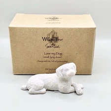 Willow Tree “Love My Dog (Small, Lying)” Figurine 27790