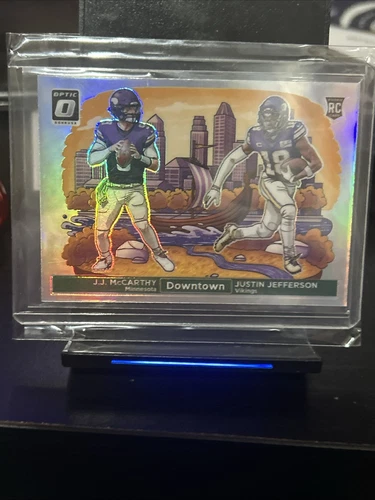 2024 Donruss Optic JJ McCarthy/Justin Jefferson Dual Downtown Vikings #9