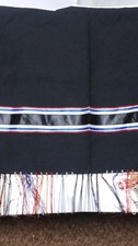 Handmade Multi-Color Sash with Fringe Ribbon Native American Style