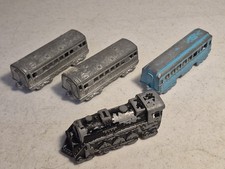 Vintage Midgetoy Diecast Toy Train Cars Made In USA