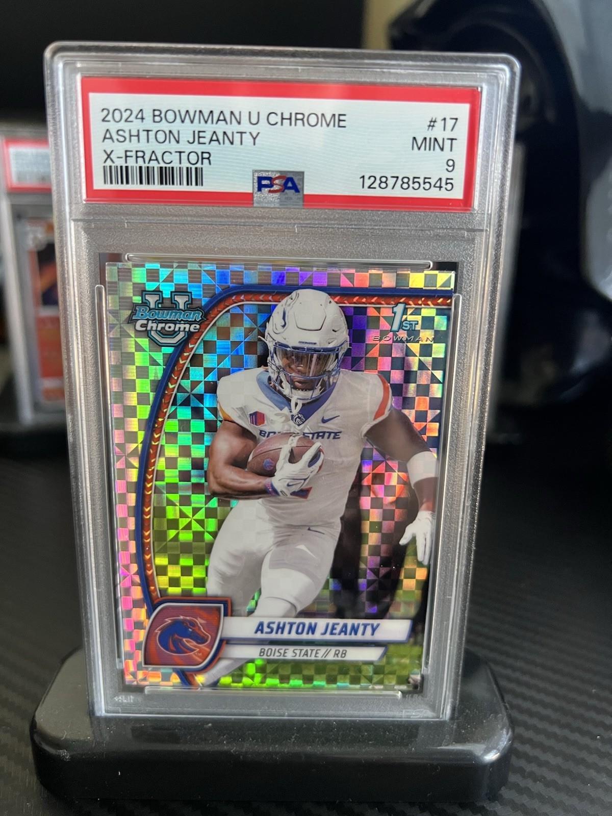 2024 Bowman U Chrome 1st Bowman Ashton Jeanty X-Fractor #17 PSA Mint 9