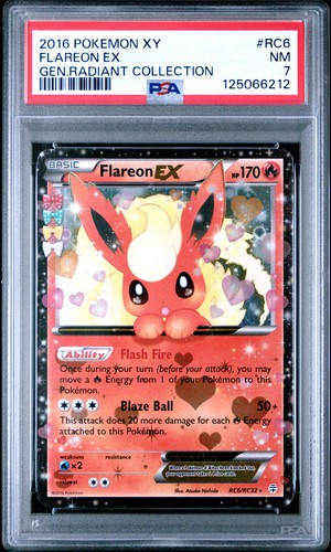Flareon-EX graded PSA 7 for sale on eBay