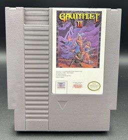 Gauntlet 2 Nintendo NES 1990 With Manual Tested & Working
