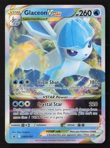 Glaceon VSTAR SWSH197 Holo Promo Sword & Shield Black Star Promo