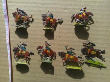 French Curiassier cavalry vintage Lead flats painted