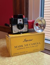 Imperial Mark XII Film Camera with Flash Unit in Original Box Herbert George Co