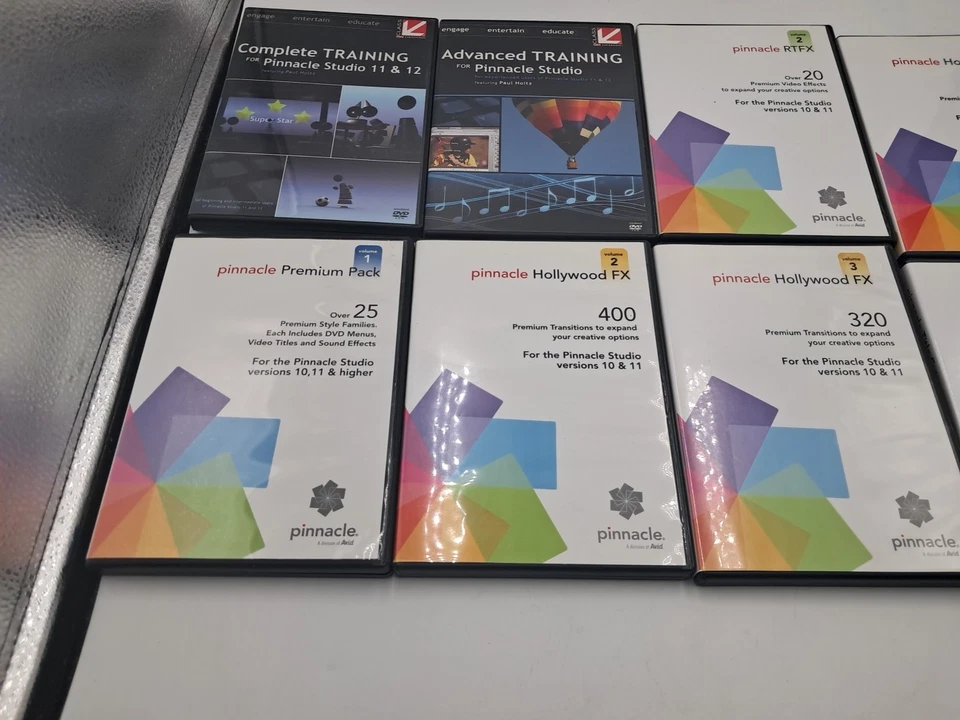 Avid Pinnacle Studio BIG LOT ADD-ON Packs - Premium, Hollywood 1-2-3, RTFX OPEN - Image 2 of 4