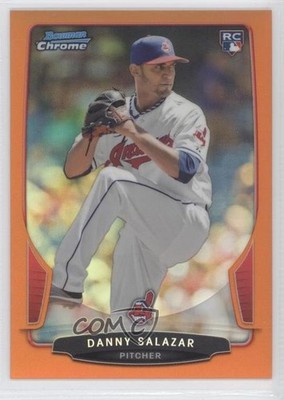 2013 Bowman Draft Chrome Orange Refractor 22/25 Danny Salazar #11 Rookie RC 2u3