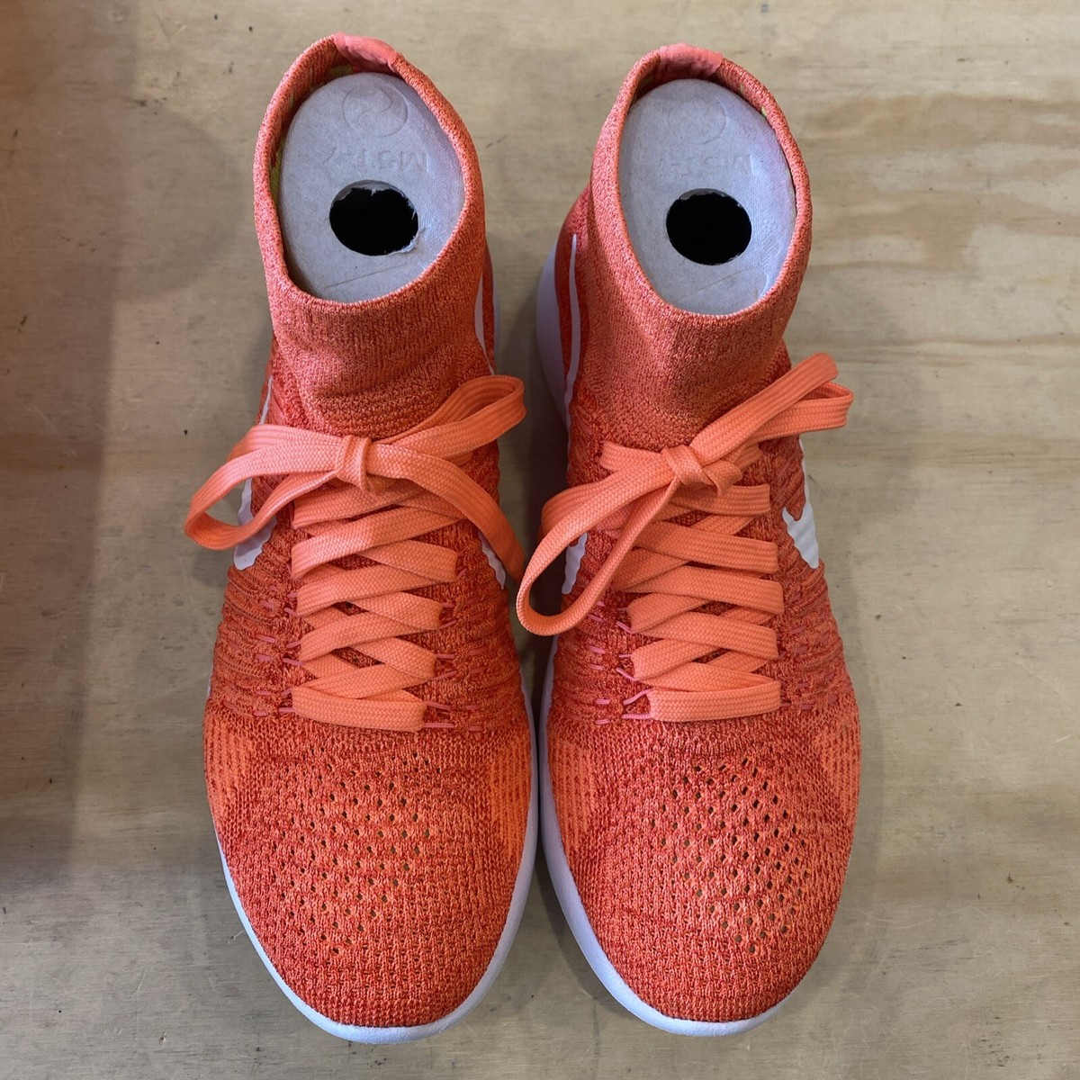 0978 Nike Lunarepic Flyknit Running Shoes Orange Mango 818677-004