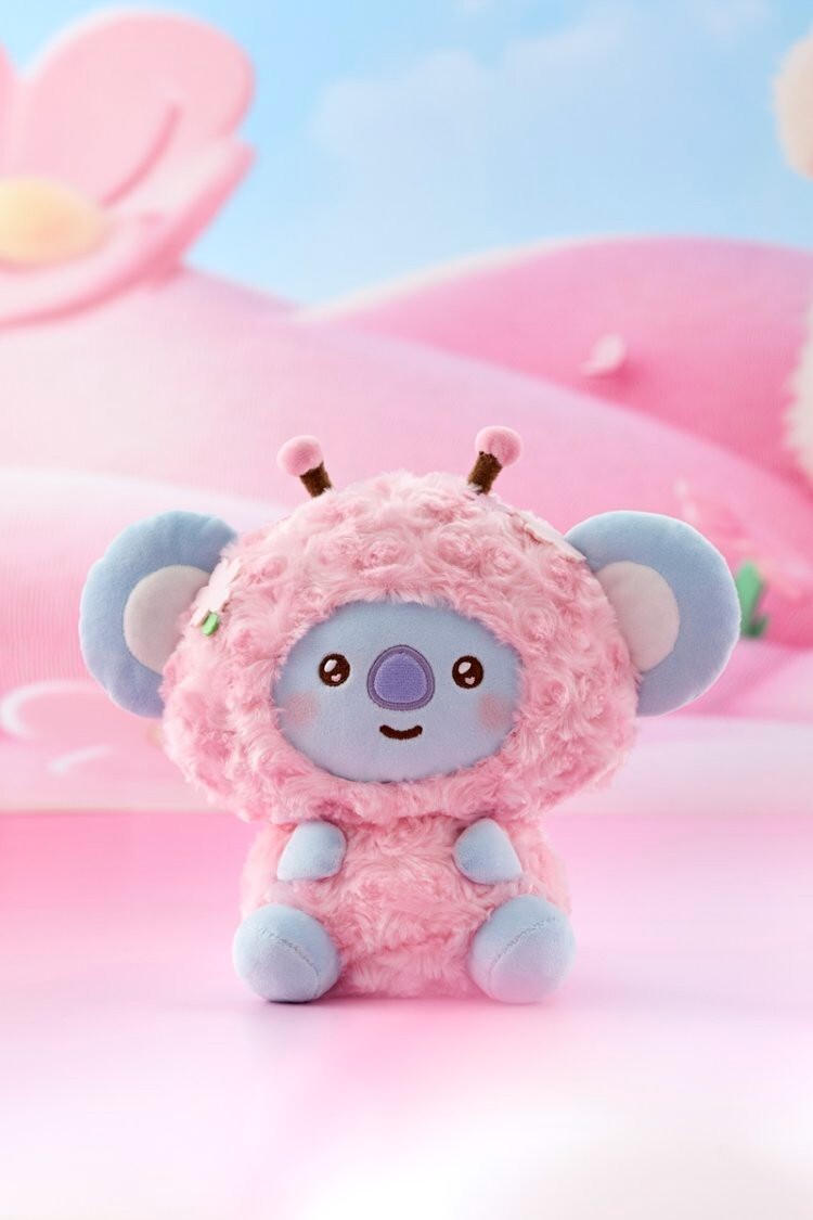 BTS BT21 Pink Color Plush Toy Doll KOYA Line Friends