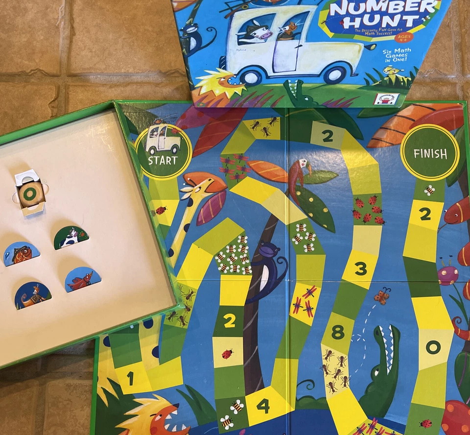 Discovery Toys Number Hunt The Brilliantly Fun Game For Math Success 6 Games n 1 - Image 2 of 4