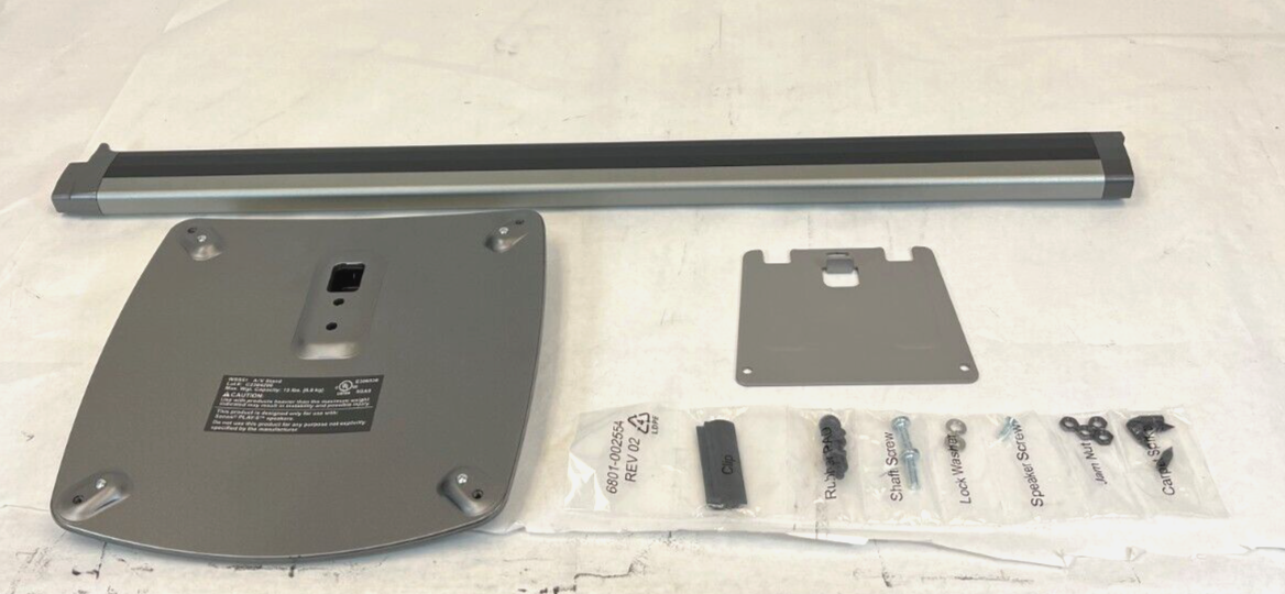 Sanus WSS51B1 Single Speaker Stand for Sonos PLAY5WHITE TOP PLATE