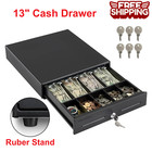 13" Electronic Cash Register Drawer for Point of Sale System with 4 Bill 5 Coin