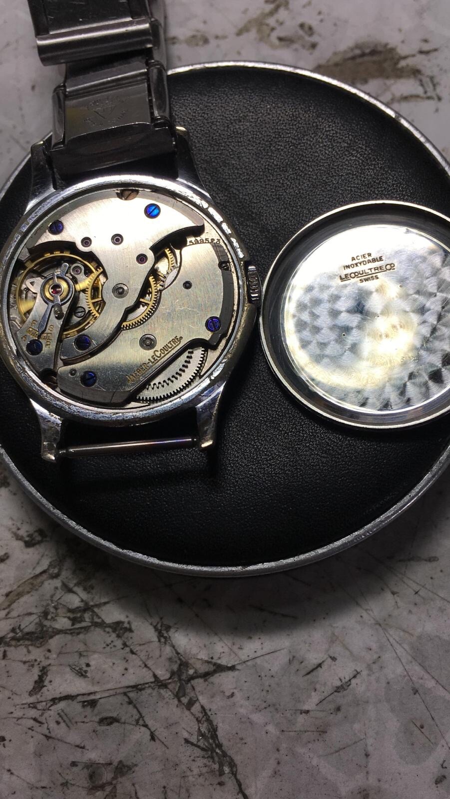 Rare Jeager-LeCoultre 1940s Manual Wind Vintage Watch image 3