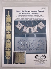 Names For The Nursery And Beyond In Hardanger Embroidery Pattern Nordic Needle