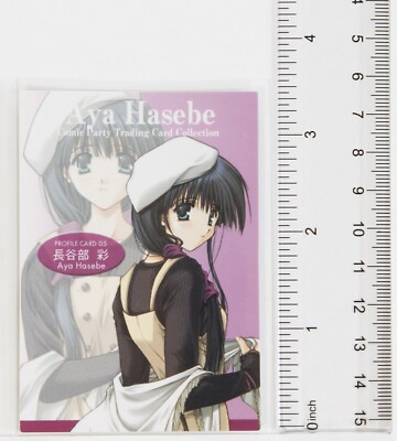 タレントカード aya Aya Hasebe (PROFILE CARD) - Comic Party Trading Card | eBay