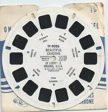 SP-9026 Beautiful Caverns of Luray I Virginia 1946 Sawyer's View-master Reel