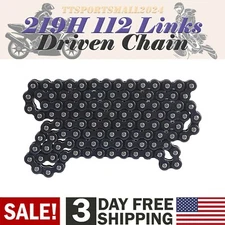 Premium 112 Link 219H Reinforced Drive Chain For Rotax Go Kart -/ CA160 CB165