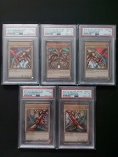 EXODIA THE FORBIDDEN ONE SET YFLD-ENA19 GOLD RARE YUGIOH GRADE 6,7,7,8 *SEALED*