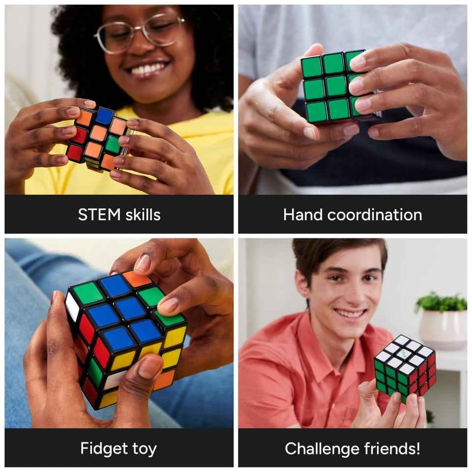 Cube Re-Cube The Original 3x3 Cube Made with 100% Recycled Plastic Problem-So... - Image 4 of 4