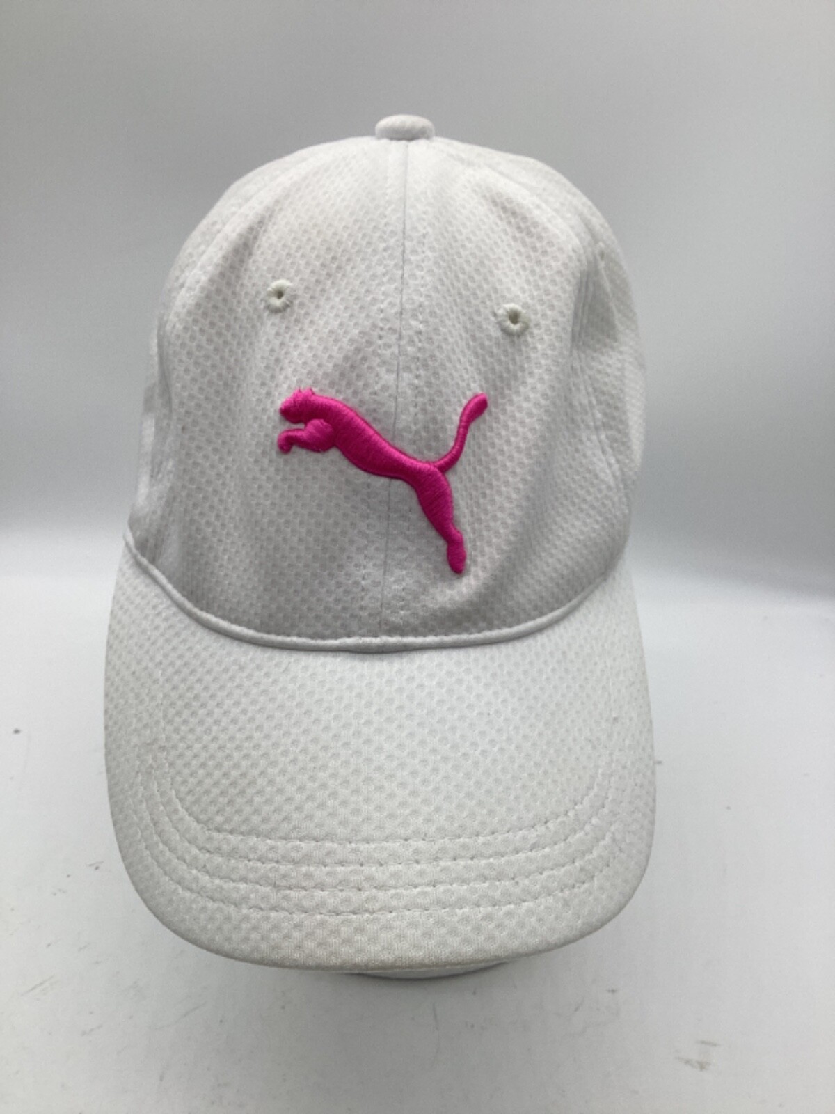 Puma White Adjustable Polyester Baseball Cap H1 - image 1